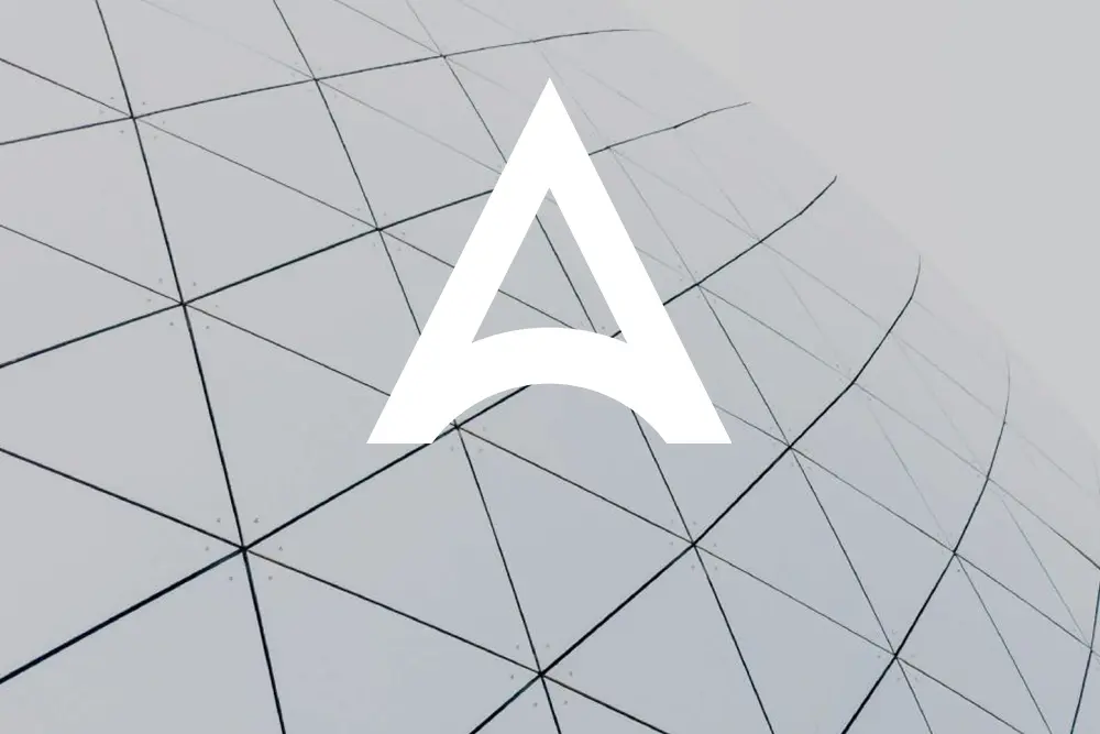 A white triangle with the letter a in it.