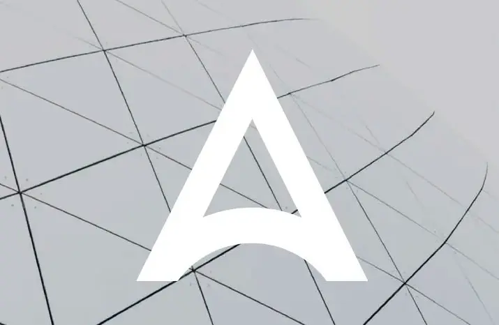 A white triangle with the letter a in it.